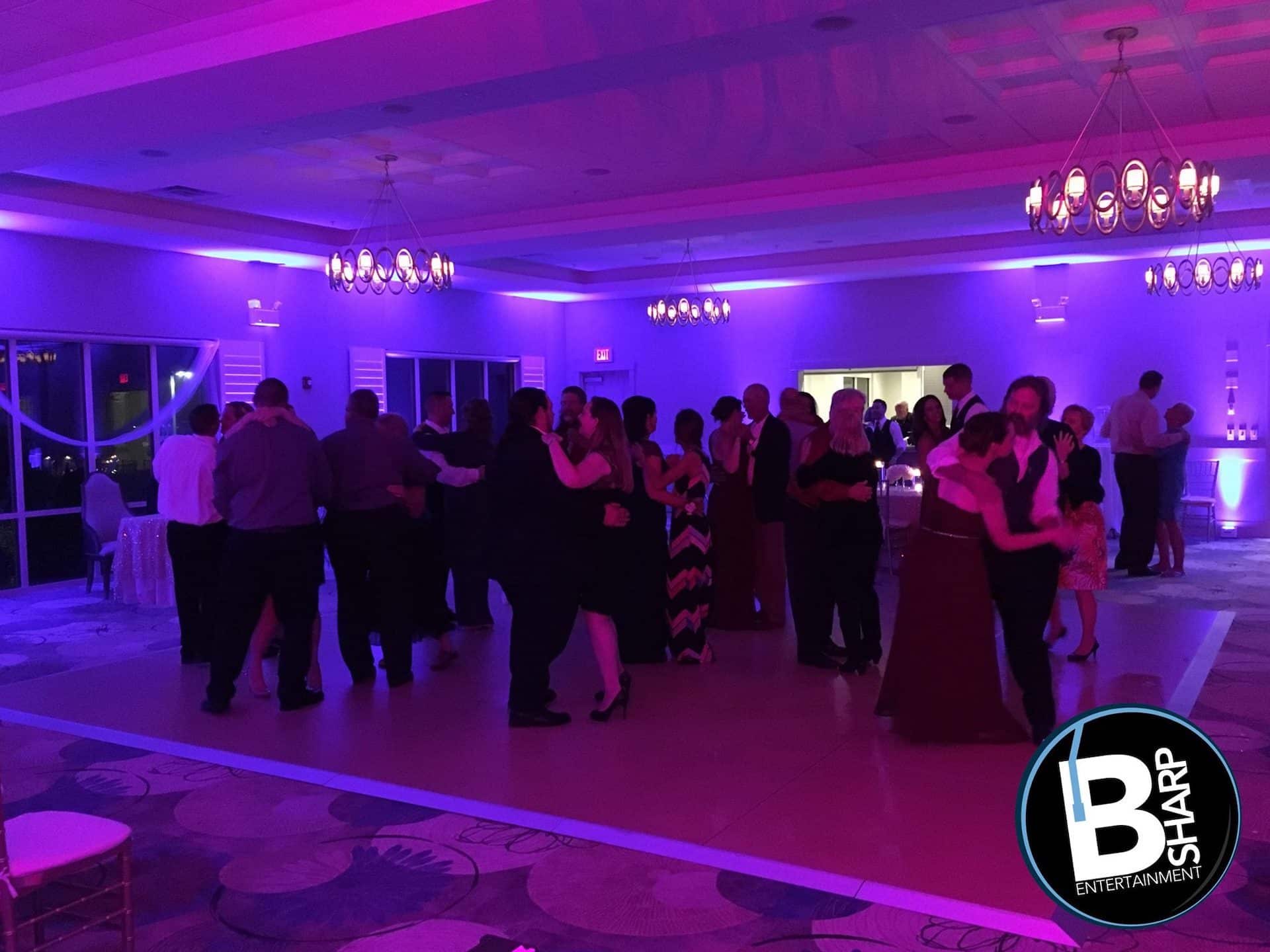 wedding reception dance floor
