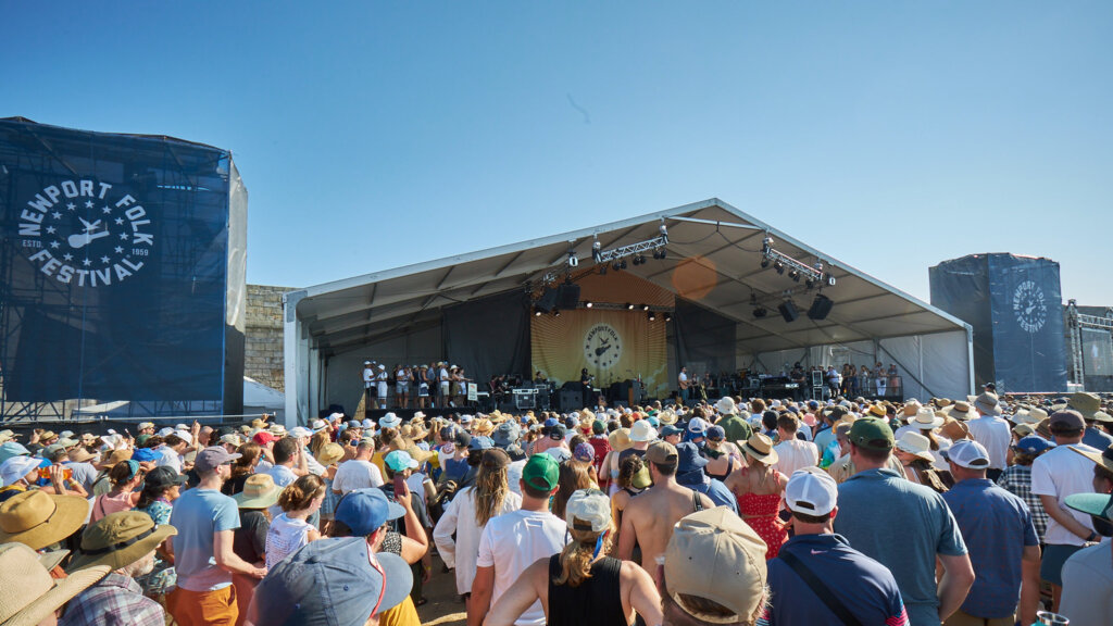 Newport Folk Festival at Fort Adams State Park in Newport, RI